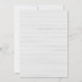 Einfache Foto Housewarming Party Einladung (Rückseite)