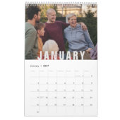 Einfache Foto Kalender (Jan 2027)