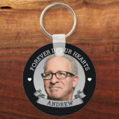 Einfache Foto-Memorial Schlüsselanhänger (Vorderseite)