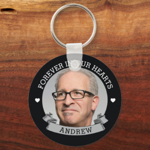 Einfache Foto-Memorial Schlüsselanhänger