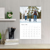 Einfache Foto Monate Coole Minimalistische Typogra Kalender