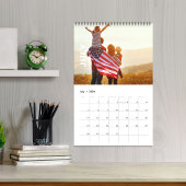 Einfache Foto Monate Coole Minimalistische Typogra Kalender