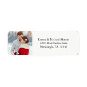 Einfache Foto-Rücksendemarken (Vorne)