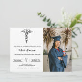 Einfache Foto-Schule der Medizin Abschluss Ankündi Ankündigung (Stehend Vorderseite)