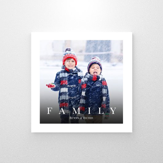 Einfache Foto Typografie Minimalistisch Elegant