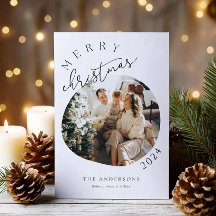 Einfache Foto-Urlaubskarte