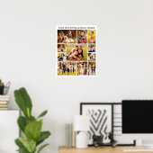 Einfache Fotocollage 11 Bilder Poster (Heimbüro)