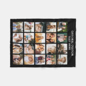 Einfache FotoCollage 20 Personalisiert Fleecedecke (Vorderseite (Horizontal))
