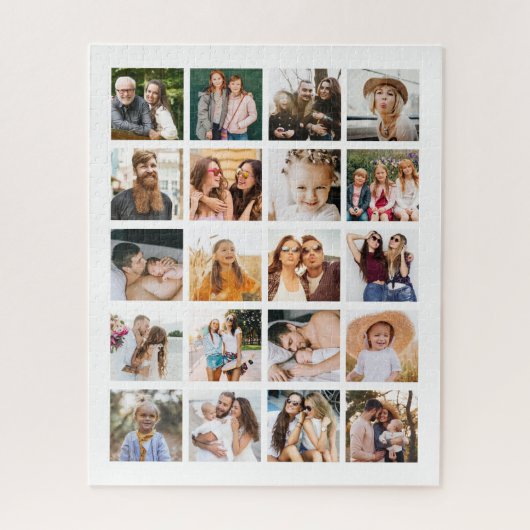 Einfache FotoCollage 20 Personalisiert Puzzle (Vertikal)