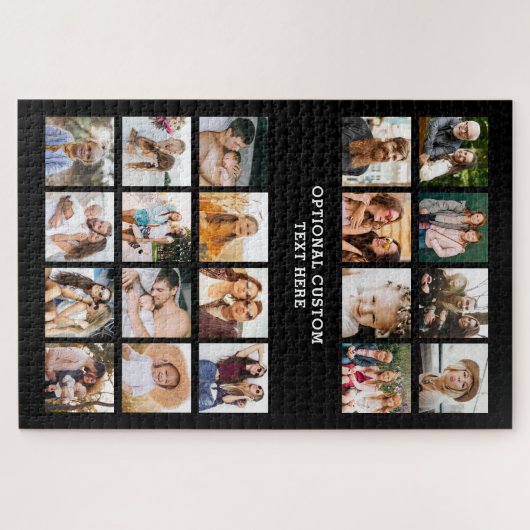 Einfache FotoCollage 20 Personalisiert Puzzle (Horizontal)