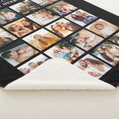 Einfache FotoCollage 20 Personalisiert Sherpadecke (3/4)
