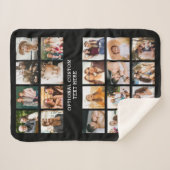 Einfache FotoCollage 20 Personalisiert Sherpadecke (Vorderseite (Horizontal))