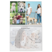 Einfache Fotocollage 5 pro Monat Benutzerdefiniert Kalender (Feb 2027)