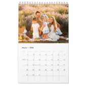 Einfache FotoCollage-Familie 2022 Kalender (Mär 2026)
