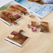 Einfache Fotocollage mit Hund Puzzle (Seite)