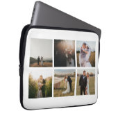 Einfache FotoCollage Modern Laptopschutzhülle (Vorne Rechts)