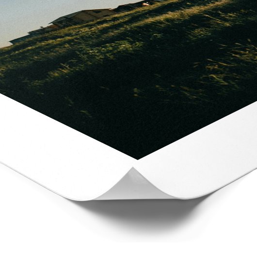 Einfache FotoCollage Modern Poster (Ecke)