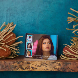 Einfache FotoCollage Moderner Abschluss Fotoplatte