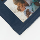 Einfache FotoCollage Personalisiert Fleecedecke (Ecke)