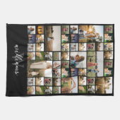 Einfache FotoCollage Personalisiert Geschirrtuch (Horizontal)