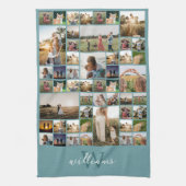 Einfache FotoCollage Personalisiert Geschirrtuch (Vertikal)