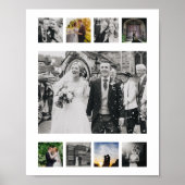 Einfache FotoCollage Poster (Vorne)