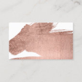 Einfache Fotografie der modernen Visitenkarte (Rückseite)