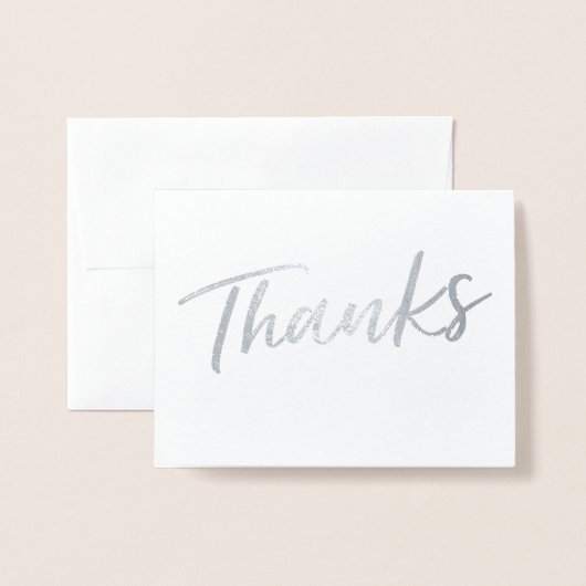 Einfache Fotoleiterkarte | Dankeschön Karte (Vorderseite mit Umschlag)