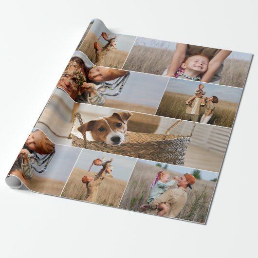 Einfache Fotoreise Geschenkpapier (Ungerollt)