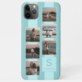 Einfache Fotos für helles Aquamarines Türkisblau Case-Mate iPhone Hülle (Rückseite)