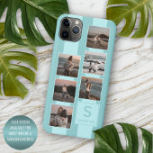Einfache Fotos für helles Aquamarines Türkisblau Case-Mate iPhone Hülle