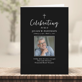 Einfache Fotos Klassischer Beerdigungsauftrag Programm