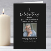 Einfache Fotos Klassischer Beerdigungsauftrag Programm