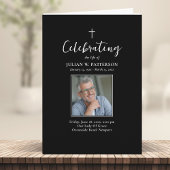 Einfache Fotos Klassischer Beerdigungsauftrag Programm