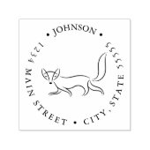 Einfache Foxline Zeichne Rückgabezeichen Permastempel (Design)