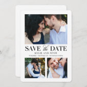 Einfache Frame EDITABLE COLOR-Karte Dankeskarte (Vorne/Hinten)