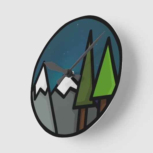 Einfache Freien-Uhr Runde Wanduhr (Winkel)