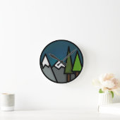 Einfache Freien-Uhr Runde Wanduhr (Zuhause)