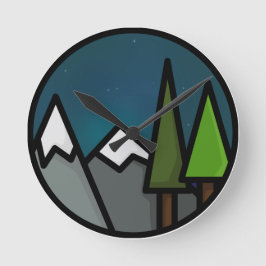 Einfache Freien-Uhr Runde Wanduhr