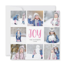 Einfache Freude | 8 Square Foto Collage Flat