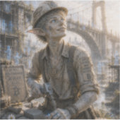 Einfache Freude / Erbauer / Große Brücke Aufkleber (Vorderseite)