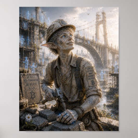 Einfache Freude / Erbauer / Große Brücke Poster (Vorne)