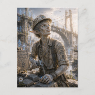 Einfache Freude / Erbauer / Große Brücke Postkarte