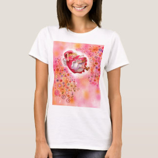 Einfache Freude-glücklicher Blumen-Nachmittag T-Shirt