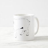 Einfache Freuden, Alltags-Hund-Tasse Kaffeetasse (VorderseiteRechts)
