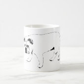 Einfache Freuden, Alltags-Hund-Tasse Kaffeetasse (Mittel)