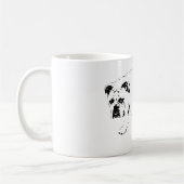 Einfache Freuden, Alltags-Hund-Tasse Kaffeetasse (Links)