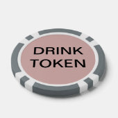 Einfache, frisch gepresste Rose Pokerchips (Einzeln)