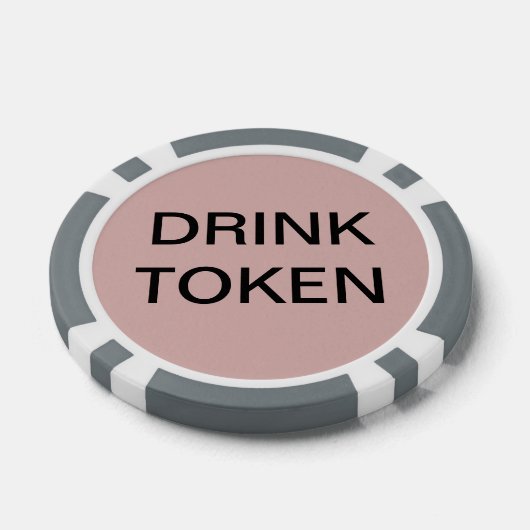 Einfache, frisch gepresste Rose Pokerchips (Einzeln)