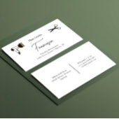 Einfache Friseur-Schere Visitenkarte